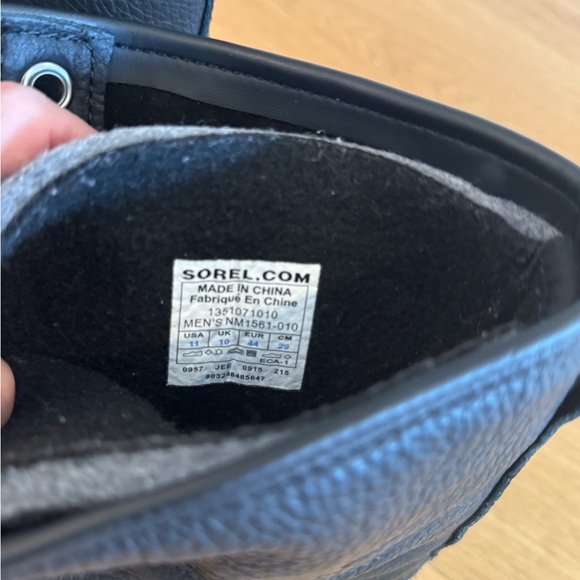 Sorel Black Lace-Up Boots - Picture 5 of 5